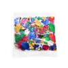 Lentejuelas Creativas de Forma Irregular 15g Serie de Colores Navideños Material de PVC Estrella de Cinco Puntas Hoja Mariposa Concha Accesorios de Material