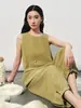 Top de Seda sin Mangas para Mujer 2026 Primavera/Verano Nuevo Transpirable Adelgazante para el Trabajo Casual Lujo Ligero Chaleco Holgado Venta al por Mayor