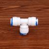 Conector T de conexión rápida 702 2 puntos accesorios para purificador de agua máquina de agua pura 2 puntos T de conexión rápida interfaz 1/4
