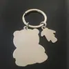 Chaveiro de carro panda tesouro nacional masculino e feminino metal suprimentos para carro ferramentas pingente criativo laser estilo chinês