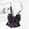 Gravata Acadêmica Estilo Japonês Jk, Gravata Borboleta, Uniforme Xadrez Feminino, Uniforme Escolar, Laço, Camisa de Menina, Gravata Pequena