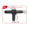 Boquilla de Manguera para Limpiaparabrisas de Coche Universal Conector en T de Tres Vías de Dos Vías Accesorios para Tapa de Botella de Agua de Limpiaparabrisas