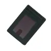 Portatarjetas Antirrobo RFID de una Pieza Portatarjetas de Identificación Multifuncional de Gran Capacidad Portatarjetas de Cuero texturizado Ultradelgado