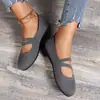 Sapatos de Pano Old Beijing para Mulheres, Novo Estilo, Respiráveis, Tamanho Grande, Sapatos de Solado Macio para Mulheres de Meia-Idade e Idosas, Sapatos de Mãe