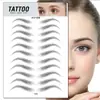 Tatuaje Falso de Cejas Pegatina 3D para Cejas 6D Ecológico Natural Impermeable y a Prueba de Sudor Herramienta Perezosa para Pintar Cejas Femeninas