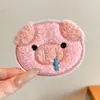 Pinzas para el pelo de dibujos animados con velcro para niñas, Pegatinas para cabello suelto en la parte posterior de la cabeza, Pinzas para el pelo de animales lindos para niñas, Accesorios para el cabello
