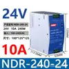 Fuente de Alimentación Conmutada Montada en Riel Edr/Ndr de Guangdong Mingwei Ac 220V a Dc 12V/24V Transformador de Grado Industrial