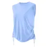 Chaleco deportivo de secado rápido para exteriores hecho de fibra de bambú, transpirable y de corte holgado, adecuado para correr, Pilates, fitness y yoga