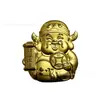 Nuevo Llavero de Oro Puro 999 Serie Dios de la Riqueza para Atraer Riqueza y Tesoro, Riqueza y Bendiciones Vienen a Colgante de Cuerda para Teléfono Móvil