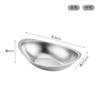 Yuanbao Bowl Stainless Steel Bowl 304 Grau Alimentício Coreano Salah Bowl Golden Dessert Snack Bowl Barbecue Shop Louças