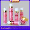 PET Sandblasting Água Galvanoplastia Creme Set Garrafa de Loção de Prensagem de Camada Dupla Garrafa de Alta Qualidade Cosméticos Sub-engarrafamento Material da embalagem