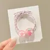 Elástico de Cabelo Frutinha Delicado para Crianças, Laço de Cabelo Morango Doce e Fofo, Novo Estilo 2026 Acessório de Cabelo Elástico