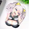 Juego de Oficina de Animación Bidimensional Mouse Pad Estéreo 3D para Muñeca Almohadilla de Silicona para Muñeca Mouse Pad Antideslizante de Dibujos Animados
