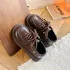 Botas de Dos Vías para Niña Otoño 2026 Estilo Academia Otoño Zapatos de Piel para Niños Botas de Moda para Niños Medianos y Grandes Botas Individuales