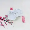 Prato de Água Flor de Ameixa Prato de Tinta Porta-Caneta Pincel Suprimentos de Caligrafia Plástico Orgânico Pano para Escrita com Água Prato de Água Quatro Tesouros do Estudo