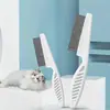 Peines para mascotas transfronterizos, peines para perros, peines para pulgas, peines para gatos, peines de dientes finos, peines de aguja, peines para pelo de gato, suministros para mascotas