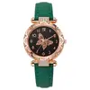 2026 Nuevo Reloj de Mujer de Nicho de Lujo Ligero Estilo Mori Estudiante Estilo Antiguo Artístico que Realza el Blanco Mariposa Esfera Pequeña