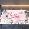 Decoración de Compromiso, Arte Lineal de Cachorro para Boda, Tablero KT Personalizado para Área de Fotos, Exhibidor de Tablero KT El Principito