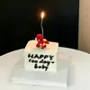 Decoração de bolo para celebração de 100 dias de cavalo bebê estilo coreano, enfeite de mesa de sobremesa para primeiro aniversário do cavalo do zodíaco