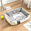 Casa para Gato e Cachorro Cama Quente de Inverno para Pet Tapete para Todas as Estações Dormir Seguro Casa de Gato Especial