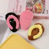 Zapatillas Populares Lindas de Peluche con Cara Sonriente y Chirrido Colgantes Accesorios para Bolsos DIY Llavero Colgante de Muñeca Venta al Por Mayor