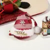 Qiyue Pinza Navideña de Acrílico Transfronteriza para el Cabello Femenina Dibujo Animado Papá Noel Hombre de Jengibre Pinza de Tiburón Navideño