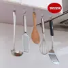 Ganchos sin taladro, Ganchos adhesivos transparentes, Ganchos adhesivos fuertes sin rastro para cocina y baño, Ganchos acrílicos sin clavos