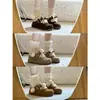 Primer encuentro con Jiti Tiramisu~ Botas de nieve cálidas con plataforma para mujer, invierno, aumento de altura interior, zapatos tipo Birkenstock, zapatos de algodón peludos