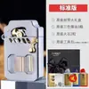 Zorro/Zorro Z786 Mecha Cibernético Caja Transparente Encendedor de Queroseno Semiautomático Pieza Única Clásica Entrega de Regalo