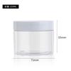 Punto del Fabricante 68 Dientes Botella Transparente de Boca Ancha de 100 ml Plástico Pet Mascarilla Mascarilla para Ojos Embalaje Adhesivo Botella de Fertilizante para Flores