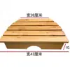Taburete de Madera de Cedro para Bañera Silla Plegable con Respaldo Silla para Bañera Salón de Belleza Baño Accesorios de Madera Maciza