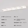 Luz frontal LED para espejo personalizada, lámpara de noche de acrílico, lámpara de maquillaje para baño giratoria ajustable de 360 grados, luz frontal cuadrada simple para espejo