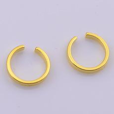 厂家批发 12MM手捏耳环耳夹 无痛夹式耳环 无耳洞耳夹