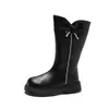 Otoño/Invierno 2026 Nuevas Botas Largas para Niñas Botas de Algodón con Felpa Botas de Cuero para Niños Medianos y Grandes Botas de Princesa para Niños Botas para Niños Medianos y Grandes