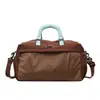 Bolsa Esportiva e de Fitness Transfronteiriça com Compartimentos Separados para Molhados e Secos, Compartimento Independente para Sapatos, Bolsa de Yoga para Mulheres, Grande Capacidade, Bolsa para Viagens de Curta Distância com Acabamento de Alta Qualidade