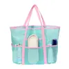 Bolsa de Tocador Portátil, Bolsa Grande de Playa y Natación, Bolsa de Malla para Almacenamiento Fitness, Bolsa Portátil de Viaje para Traje de Baño