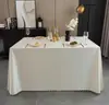 Mantel personalizado satén tacto de lujo ligero mantel para mesa de conferencias salón evento de banquete mesa de postres mantel para mesa de salón de belleza