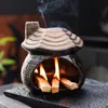 Soporte de Cerámica Transfronterizo para Quemar Madera Peruana Bandeja Creativa para Quemar Salvia Chimenea Pequeña Quemador de Incienso Decoración del Hogar