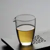 Copo de Justiça Espessado de Vidro Borossilicato Mar de Chá conjunto de chá kung fu dispensador de chá anti-queimadura simples transparente conjunto de chá xícara de chá uniforme
