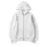 Cárdigan con capucha europeo y americano transfronterizo Sudadera de color liso Ropa deportiva Tops Mismo estilo Otoño e Invierno Camisa con cremallera para hombres y mujeres Venta al por mayor