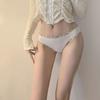 Ropa interior de algodón con estampado de leopardo japonés para niña, ropa interior sexy pura y transpirable de cintura baja para mujer