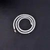 Moda Europeia, Americana, Japonesa e Coreana Pulseira Colar de Lado Inteiro 5mm Estilo Étnico Hip-Hop Casal Venda Direta de Fábrica Atacado