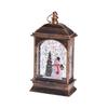 Natal Luminosa Interior Injeção de Água Idosos Flat Pequena Lâmpada de Vento Desktop Ornamentos Boneco de Neve Lâmpada de Óleo Pequena Decoração Layout
