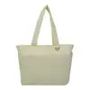 Bolsa de Mão/Ombro Multifuncional Colorida Lisa com Zonas Personalizadas de Fábrica para Mulheres, Grande Capacidade, à Prova d'Água, para Escola/Deslocamento, Bolsa Tote