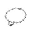 Cassia Nueva Moda Europea y Americana Personalizado Acero de Titanio Amor Clavícula Corazón Conjunto Combinado Joyería para Mujer al Mayoreo