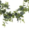 Nueva Hiedra de Hoja Verde Hojas de Eucalipto Artificiales Decoración del Hogar Sauce Retorcido Hojas de Dinero Planta Colgante de Pared