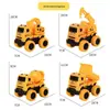 Brinquedo infantil escavadeira inércia tração nas quatro rodas stunt veículo off-road carro de brinquedo para menino barraca infantil barraca atacado
