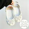 Pingentes para Sapato Perfurados Estilo Ballet, Novos Acessórios de Pérola de Alta Qualidade, Modernos e Versáteis para Primavera e Verão, Fofos e Delicados