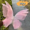 Novo Arranjo de Jardim Monet Gaze Borboleta Borboleta Malha de Seda Borboleta Janela Floral Adereços Arte em Papel Borboleta