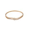 Pulsera Redonda con Hebilla de Pedrería Pulsera de Muñeca de Lujo Ligero y Alta Gama 2026 Nicho Versátil para el Viaje Diario Joyería de Mano al por Mayor